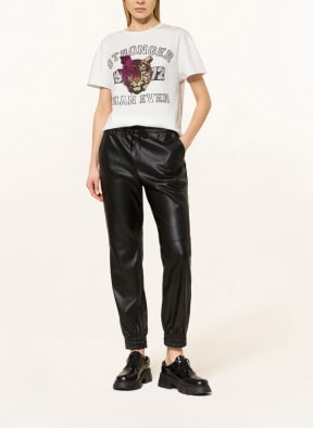 MARC AUREL T-Shirt mit Schmucksteinen, Farbe: WEISS (Bild 1)