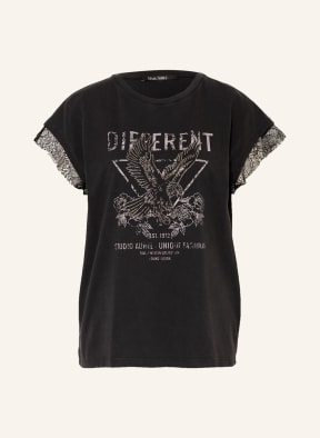 MARC AUREL T-Shirt mit Schmucksteinen, Farbe: SCHWARZ (Bild 1)