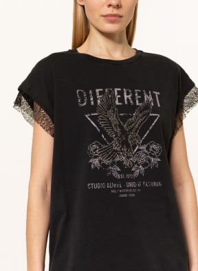 MARC AUREL T-Shirt mit Schmucksteinen, Farbe: SCHWARZ (Bild 1)