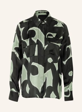 MARC AUREL Shirt blouse , Color: LIGHT GREEN/ BLACK (Image 1)