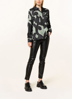 MARC AUREL Shirt blouse , Color: LIGHT GREEN/ BLACK (Image 1)