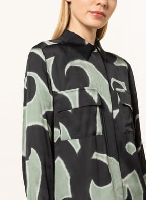 MARC AUREL Shirt blouse , Color: LIGHT GREEN/ BLACK (Image 1)