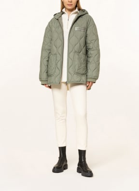 MARC AUREL Oversized-Steppjacke mit DUPONT™ SORONA®-Isolierung, Farbe: HELLGRÜN (Bild 1)
