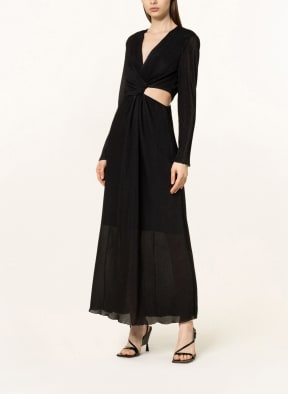 HUGO Dress KISIAS with cut-outs, Color: BLACK (Image 1)