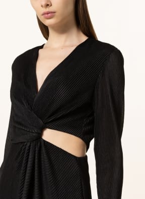 HUGO Dress KISIAS with cut-outs, Color: BLACK (Image 1)