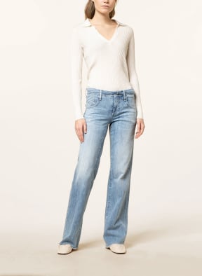 CAMBIO Flared Jeans TESS, Farbe: 5106 ibiza stoned used fringed (Bild 1)