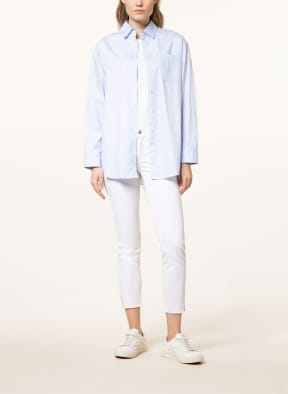 CAMBIO 7/8 jeans PIPER with decorative gems, Color: 5001 soft rinsed fringed (Image 1)