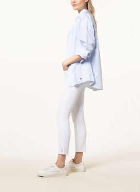 CAMBIO 7/8 jeans PIPER with decorative gems, Color: 5001 soft rinsed fringed (Image 1)