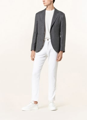BRUNELLO CUCINELLI Anzugsakko Extra Slim Fit mit Leinen, Farbe: GRAU (Bild 1)