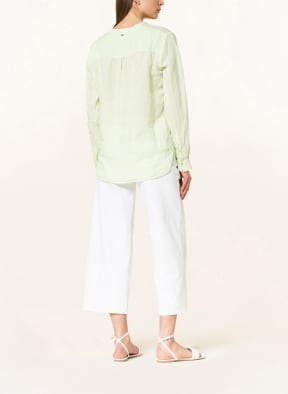 MOS MOSH Blusenshirt DANA aus Leinen, Farbe: HELLGRÜN (Bild 1)