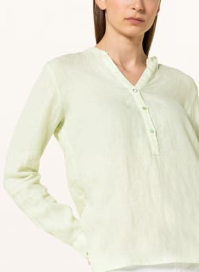 MOS MOSH Blusenshirt DANA aus Leinen, Farbe: HELLGRÜN (Bild 1)