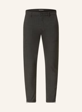 GABBA Chinos PISA CROSS slim tapered fit, Color: DARK GRAY (Image 1)