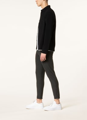 GABBA Chinos PISA CROSS slim tapered fit, Color: DARK GRAY (Image 1)