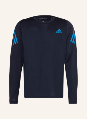 adidas Long sleeve shirt TRAINING ICONS with mesh, Color: DARK BLUE/ BLUE (Image 1)