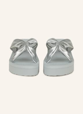 flip*flop Platform slides , Color: LIGHT BLUE/ SILVER (Image 1)