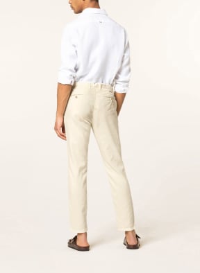 ALBERTO Chinos KEN tapered fit with linen , Color: CREAM (Image 1)