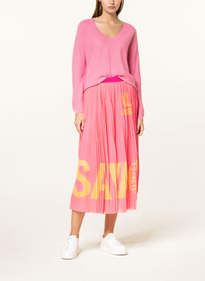 SPORTALM Pleated skirt , Color: ORANGE/ PINK (Image 1)