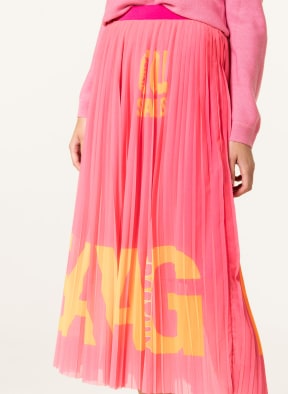 SPORTALM Pleated skirt , Color: ORANGE/ PINK (Image 1)