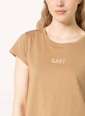 GANT T-shirt, Color: COGNAC (Image 1)