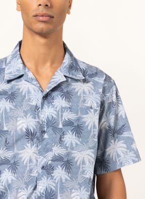FIL NOIR Resort shirt OLBIA comfort fit, Color: BLUE/ LIGHT BLUE/ WHITE (Image 1)