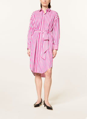 (THE MERCER) N.Y. Shirt dress, Color: WHITE/ PINK (Image 1)