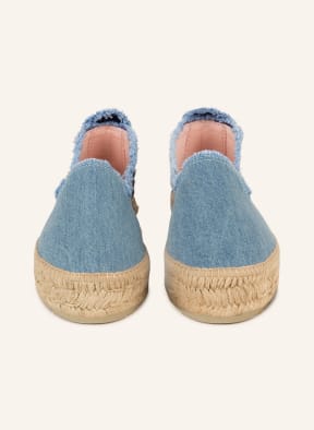 MANEBÍ Platform espadrilles SAN FRANCISCO, Color: LIGHT BLUE (Image 1)