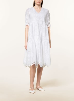 MRS & HUGS Dress with lace, Color: WHITE (Image 1)