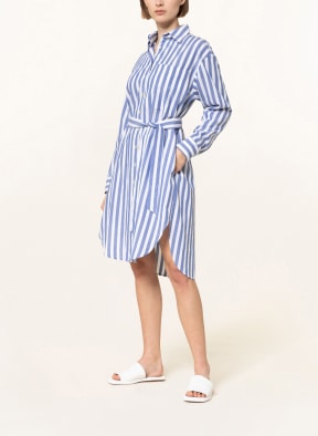 van Laack Shirt dress KESCHY, Color: WHITE/ BLUE (Image 1)