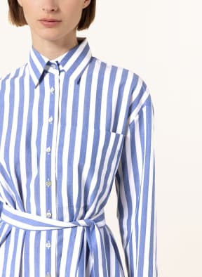 van Laack Shirt dress KESCHY, Color: WHITE/ BLUE (Image 1)