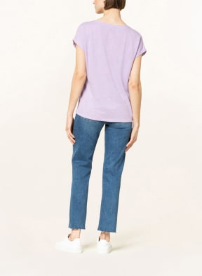 ESPRIT Collection T-shirt in mixed materials, Color: LIGHT PURPLE (Image 1)