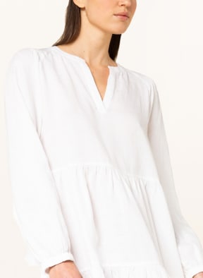 REPEAT Leinenkleid, Farbe: WEISS (Bild 1)