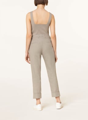 CAMBIO 7/8-chinos KRYSTAL with linen , Color: TAUPE (Image 1)