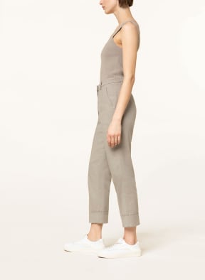 CAMBIO 7/8-chinos KRYSTAL with linen , Color: TAUPE (Image 1)