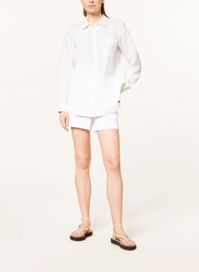 WEEKEND MaxMara Shirt blouse FORTUNA made of linen, Color: WHITE (Image 1)