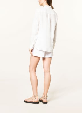 WEEKEND MaxMara Shirt blouse FORTUNA made of linen, Color: WHITE (Image 1)