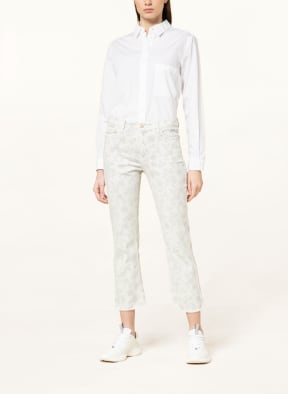 RAFFAELLO ROSSI 7/8 pants VIC, Color: LIGHT GRAY (Image 1)