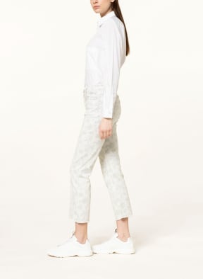 RAFFAELLO ROSSI 7/8 pants VIC, Color: LIGHT GRAY (Image 1)