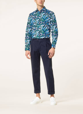 seidensticker Shirt shaped fit , Color: LIGHT BLUE/ DARK BLUE/ GREEN (Image 1)