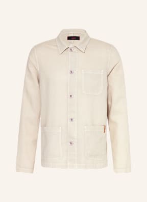 CINQUE Overshirt CISTATION with linen, Color: LIGHT BROWN (Image 1)