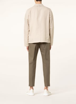 CINQUE Overshirt CISTATION with linen, Color: LIGHT BROWN (Image 1)