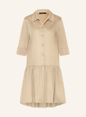 Ana Alcazar Dress with 3/4 sleeve, Color: BEIGE (Image 1)