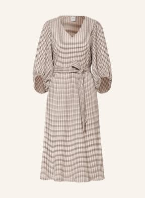 ICHI Kleid IHJUNCA mit 3/4-Arm, Farbe: BEIGE/ SCHWARZ (Bild 1)
