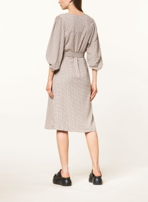 ICHI Kleid IHJUNCA mit 3/4-Arm, Farbe: BEIGE/ SCHWARZ (Bild 1)