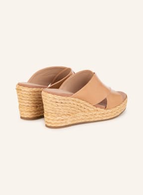 UNISA Platform wedges MECINA, Color: ROSE/ BEIGE (Image 1)