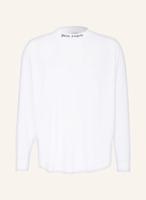 Palm Angels Long sleeve shirt, Color: WHITE/ BLACK/ FUCHSIA (Image 1)