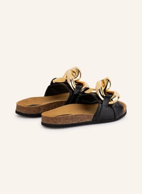 JW ANDERSON Slides CHAIN, Color: BLACK (Image 1)