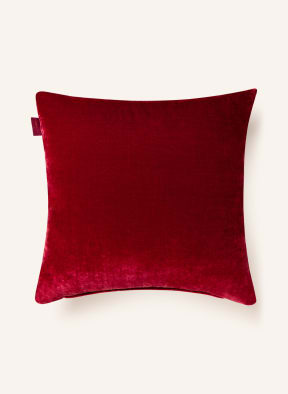 ETRO Home Velvet decorative cushion, Color: DARK RED (Image 1)