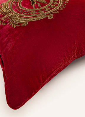 ETRO Home Velvet decorative cushion, Color: DARK RED (Image 1)