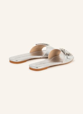 STUART WEITZMAN Slides SHINE, Color: SILVER (Image 1)