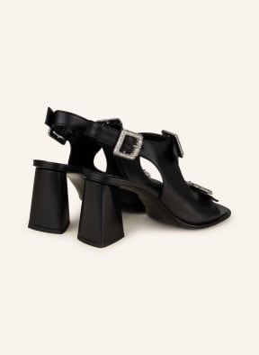 STRATEGIA Sandals, Color: BLACK (Image 1)